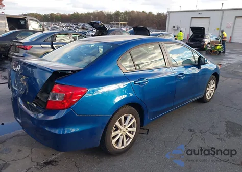 2012 Honda Civic Ex from USA, damaged, VIN 2HGFB2F85CH550521